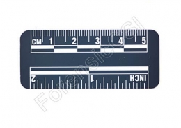 Blue Magnetic Photo Ruler 5cm 2 inch