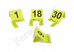 Evidence markers with foldable L-scale