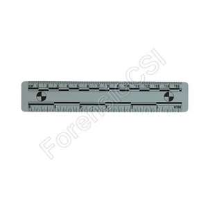 Gray Magnetic Photo Ruler 15cm 6 inch