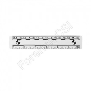 Wihte Magnetic Photo Ruler 15cm 6 inch