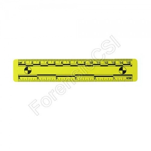Yellow Magnetic Photo Ruler 15cm 6 inch