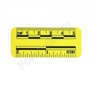 Yellow Magnetic Photo Ruler 5cm 2 inch