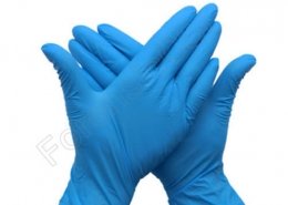 Forensic Blue Nitrile Gloves