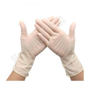 Forensic White Nitrile Gloves