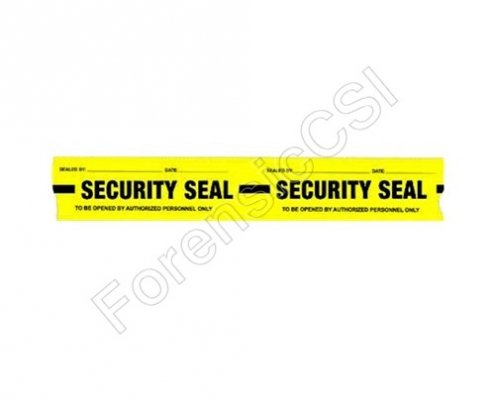 Security Tape Yellow